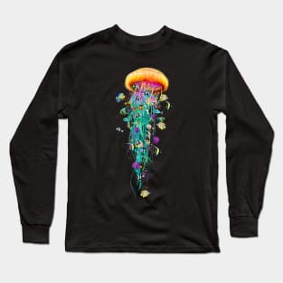 Electric Jellyfish Long Sleeve T-Shirt